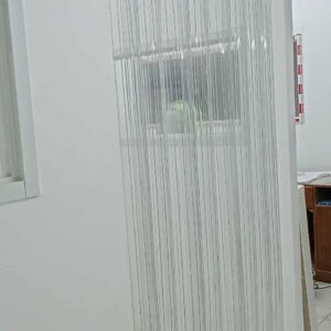 PVC Strip Curtain Clear Plain Standard - 2mm Thick x 200mm Wide x 40 m Roll