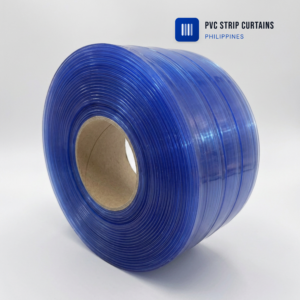 PVC Strip Curtain Clear Ribbed Premium – 3mm Thick x 200mm Wide x 50m Roll