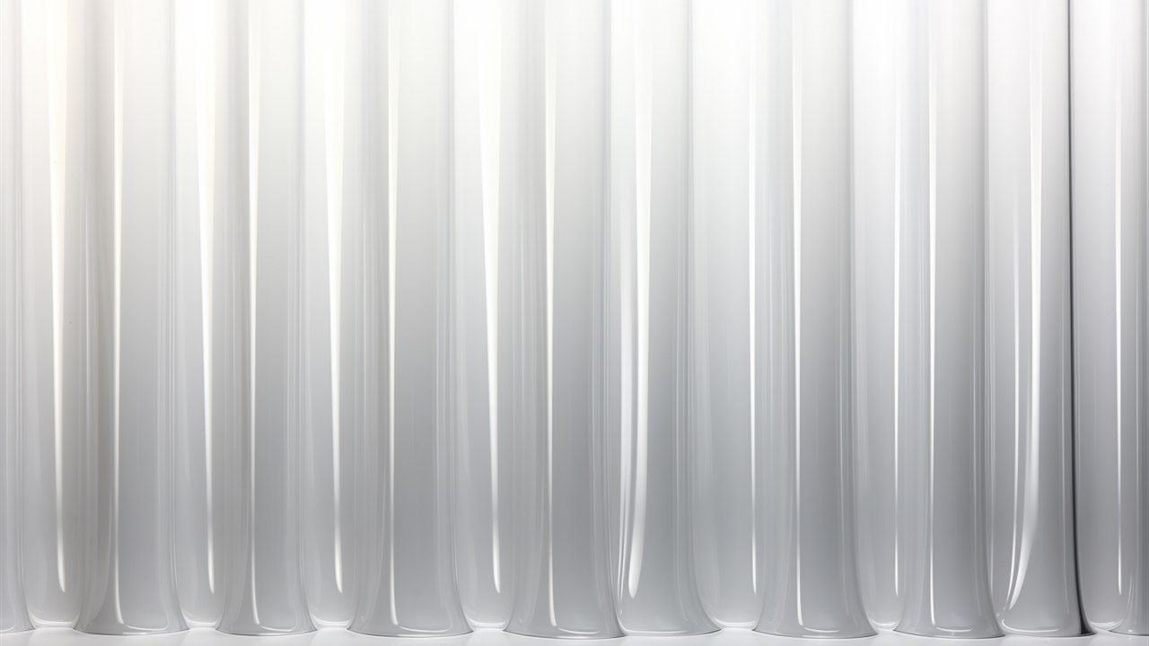 Stock photo detail of overlapping clear PVC strip curtain material