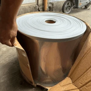 PVC Strip Curtain Clear Plain Magnetic – 2mm Thick x 400mm Wide x 25m Roll